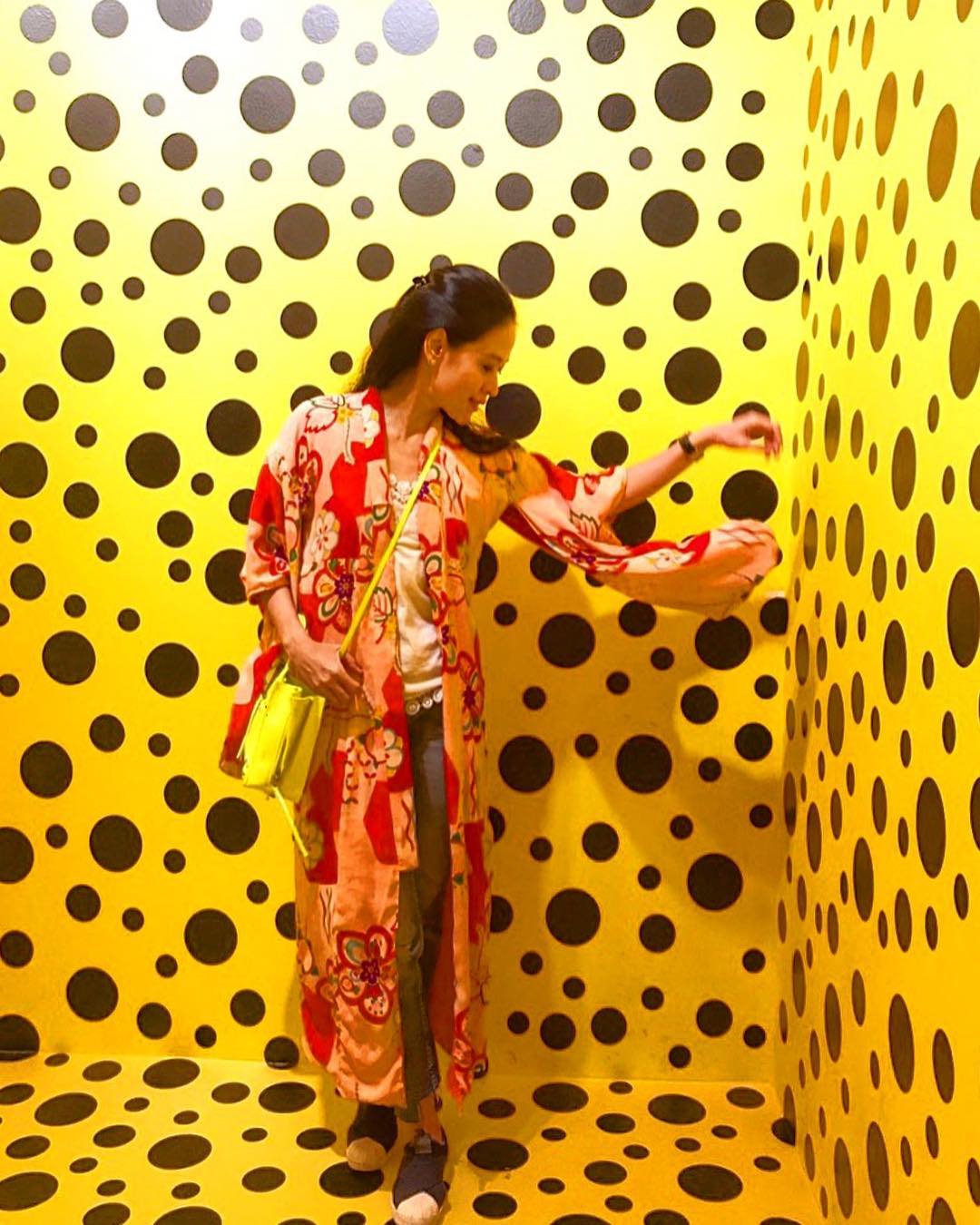 Customer wearing Sumo Vintage